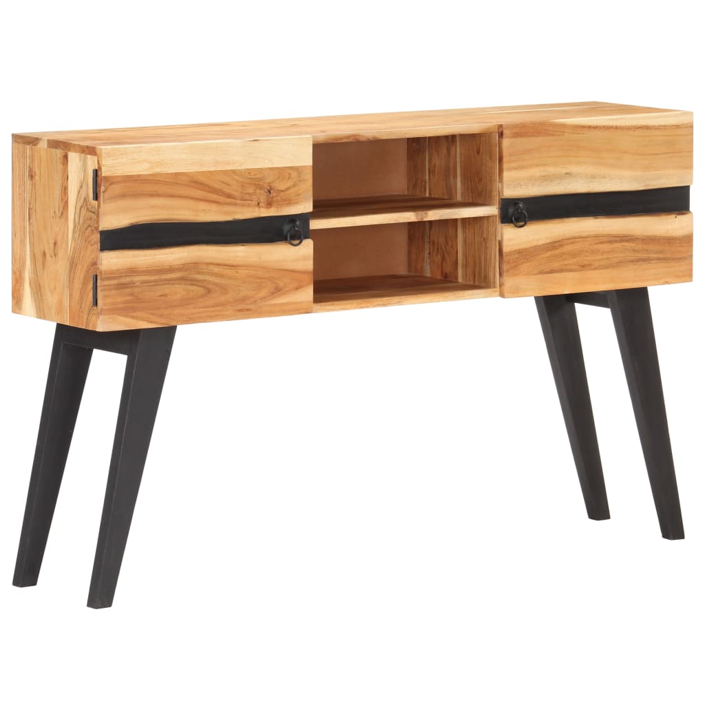 Dulap, 120X30X75 Cm, Lemn Masiv De Acacia