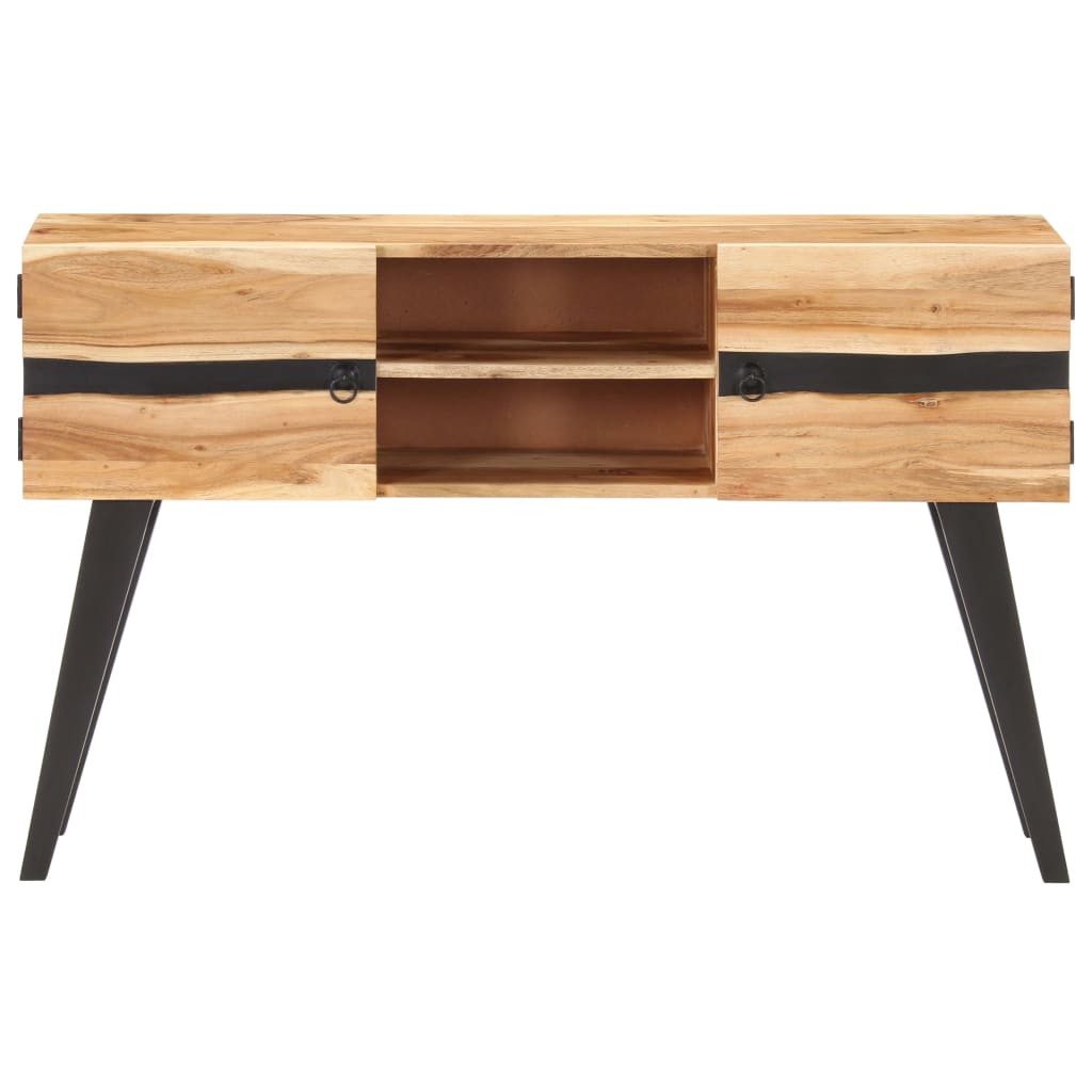 Dulap, 120X30X75 Cm, Lemn Masiv De Acacia