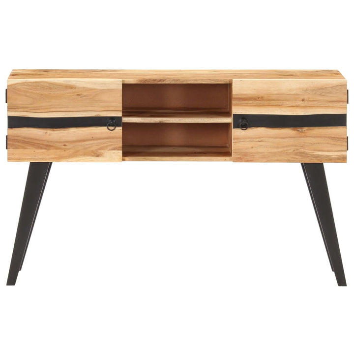 Dulap, 120X30X75 Cm, Lemn Masiv De Acacia