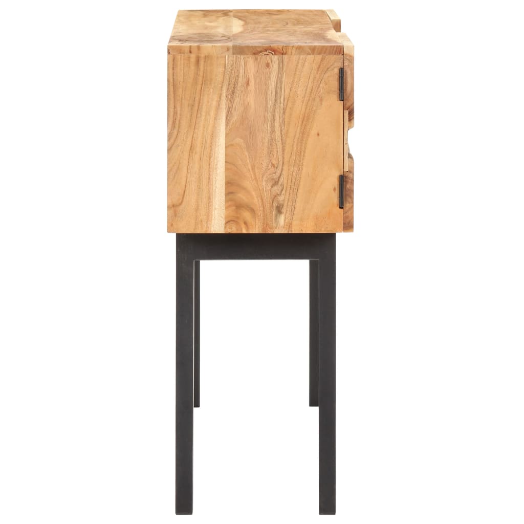 Dulap, 120X30X75 Cm, Lemn Masiv De Acacia