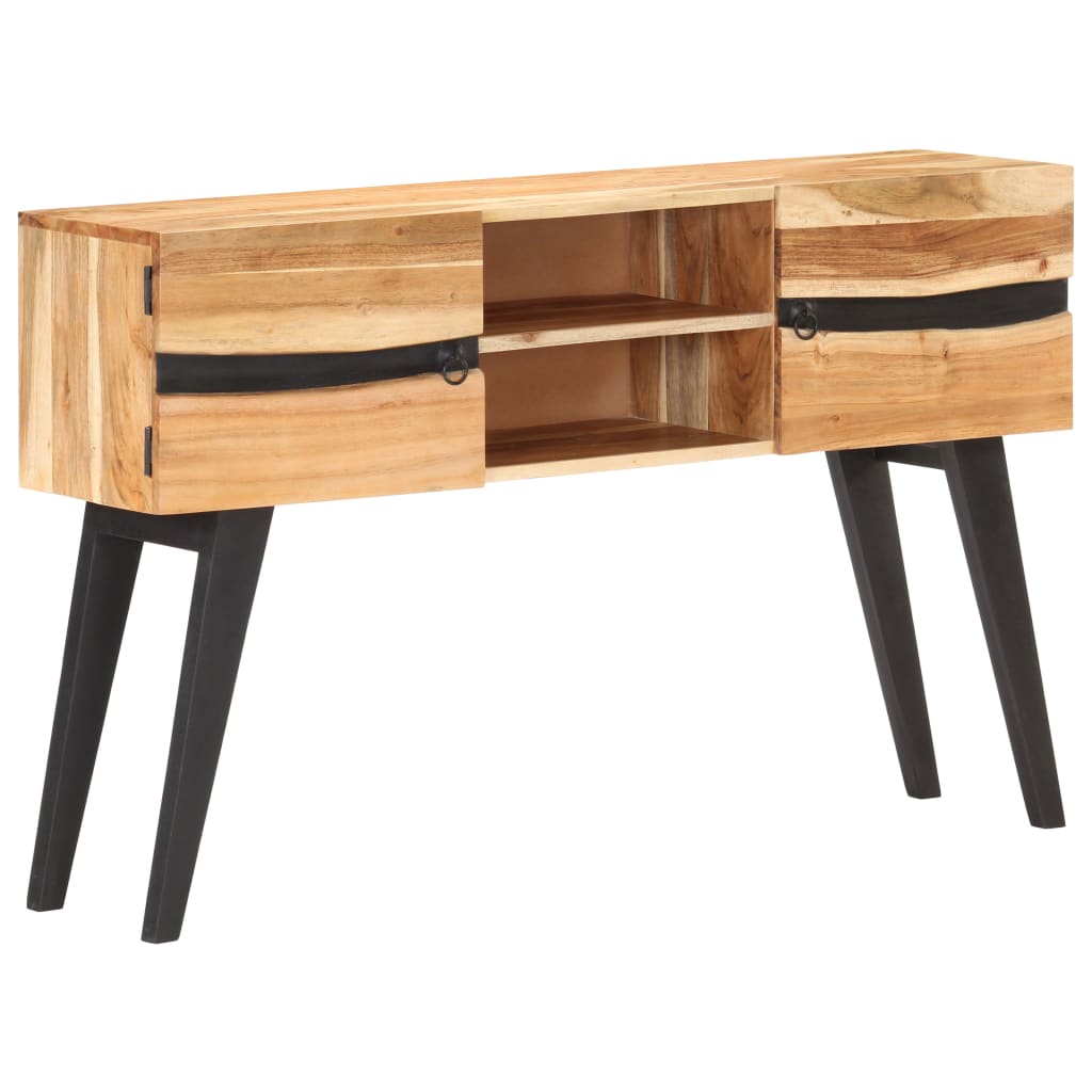 Dulap, 120X30X75 Cm, Lemn Masiv De Acacia
