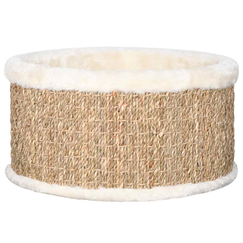 Coș Rotund Pentru Pisici, 36 Cm, Iarbă De Mare