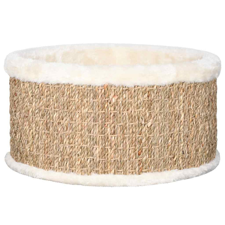 Coș Rotund Pentru Pisici, 36 Cm, Iarbă De Mare