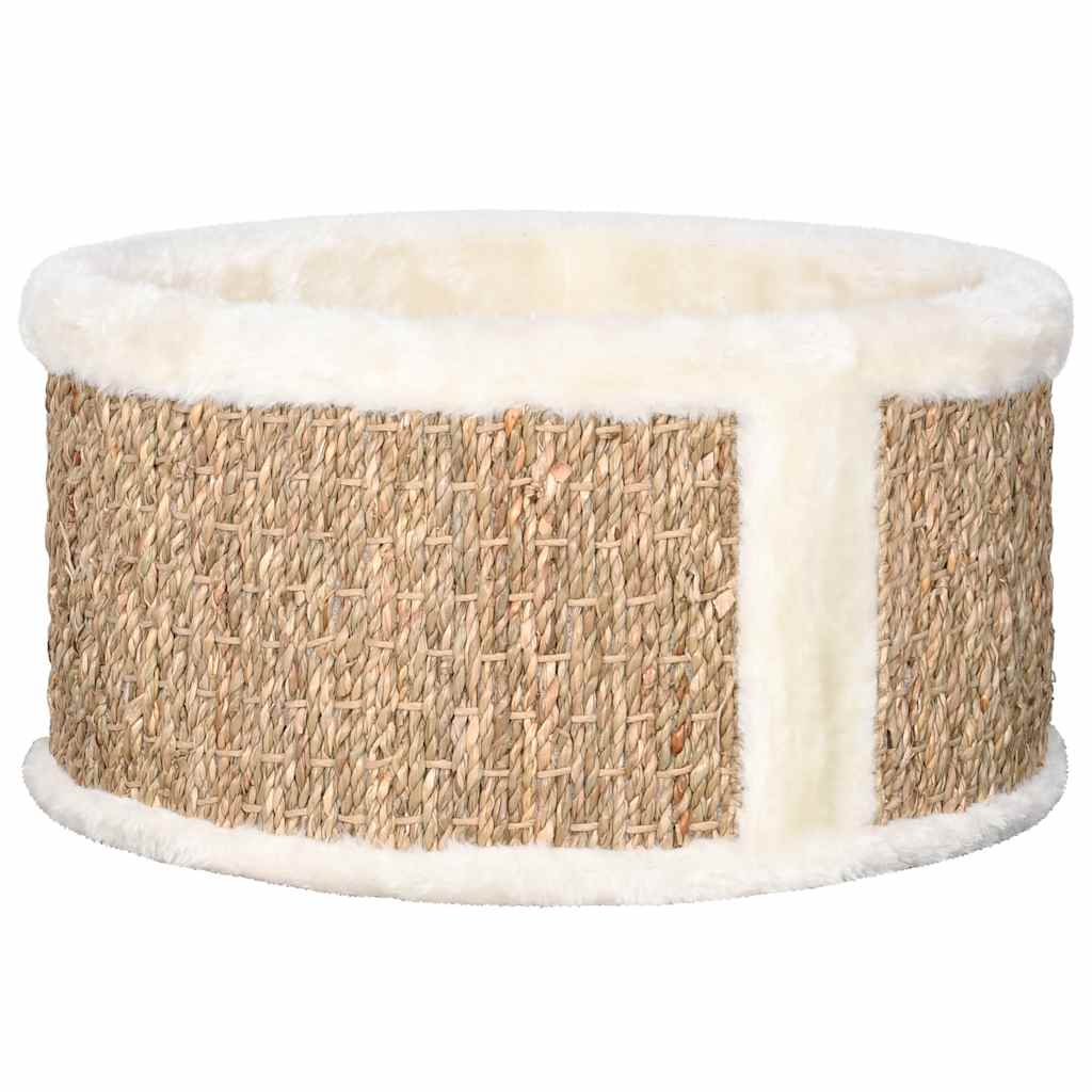 Coș Rotund Pentru Pisici, 36 Cm, Iarbă De Mare