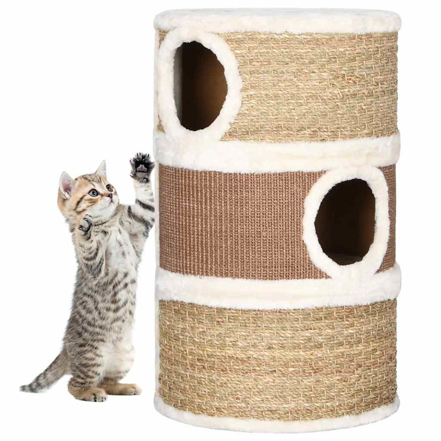 Butoiaș De Zgâriat Pentru Pisici, 60 Cm, Iarbă De Mare