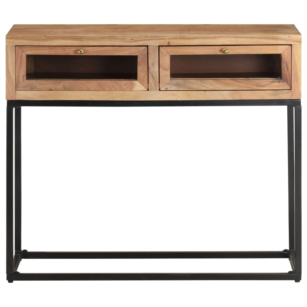 Masă Consolă, 90X35X76 Cm, Lemn Masiv De Acacia