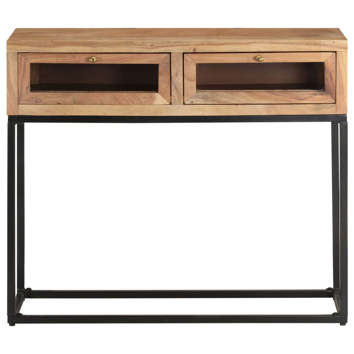 Masă Consolă, 90X35X76 Cm, Lemn Masiv De Acacia
