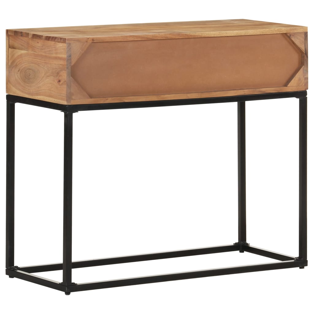 Masă Consolă, 90X35X76 Cm, Lemn Masiv De Acacia