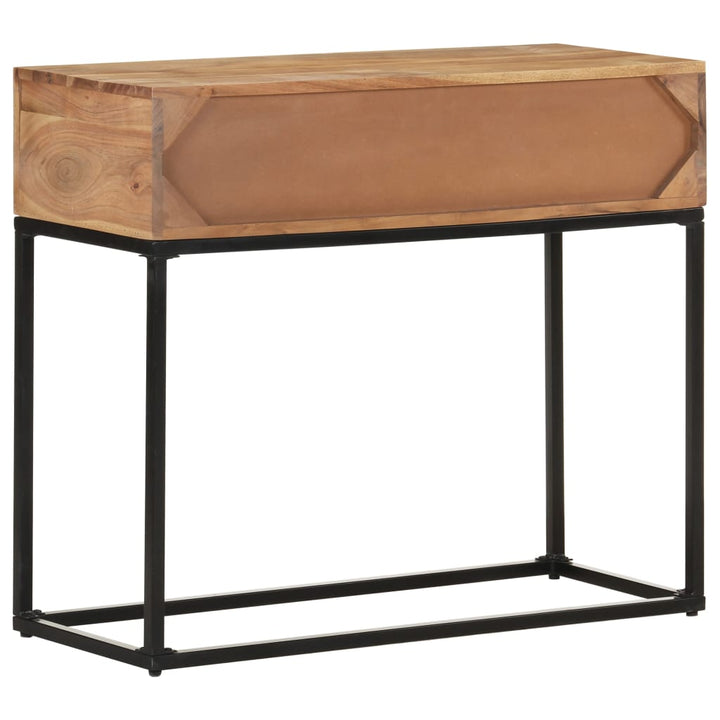 Masă Consolă, 90X35X76 Cm, Lemn Masiv De Acacia