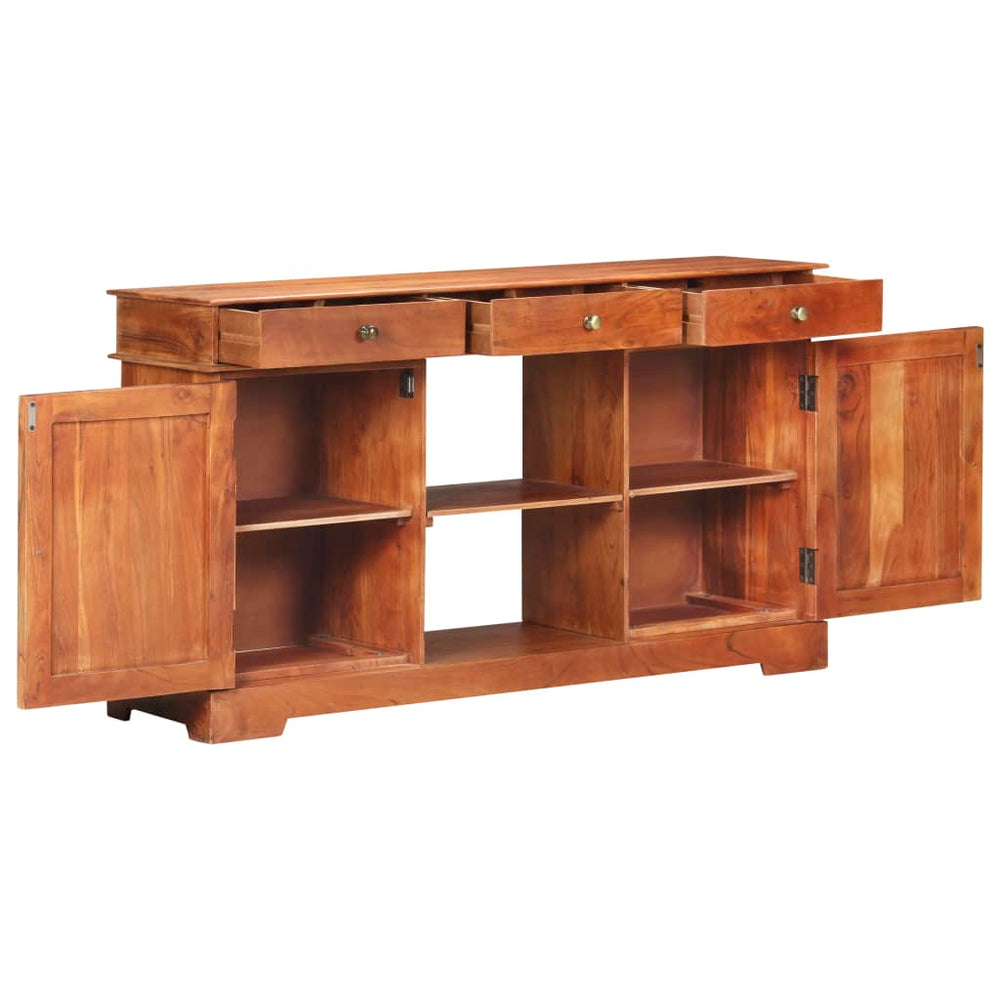 Servantă, 135 X 35 X 75 Cm, Lemn Masiv De Acacia