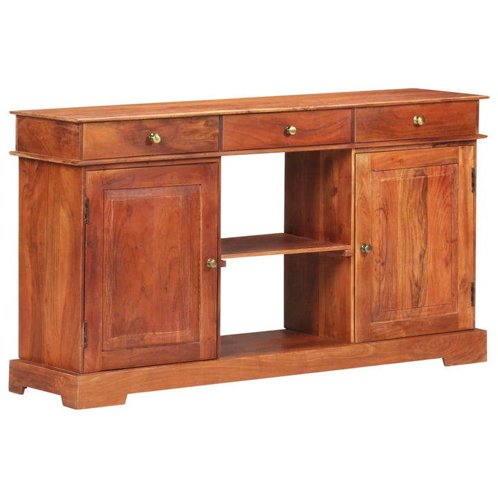 Servantă, 135 X 35 X 75 Cm, Lemn Masiv De Acacia