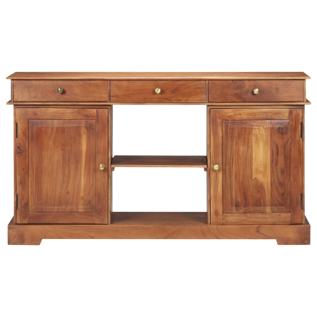 Servantă, 135 X 35 X 75 Cm, Lemn Masiv De Acacia