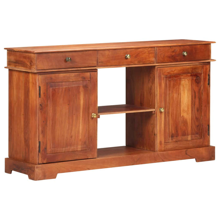 Servantă, 135 X 35 X 75 Cm, Lemn Masiv De Acacia