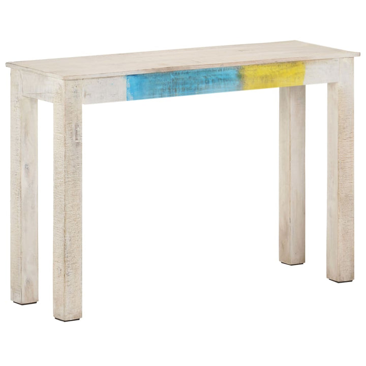 Masă Consolă, 115X35X77 Cm, Lemn De Mango Nefinisat