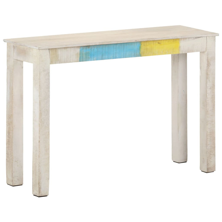 Masă Consolă, 115X35X77 Cm, Lemn De Mango Nefinisat