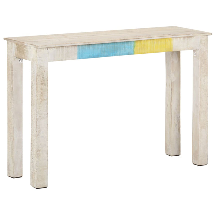 Masă Consolă, 115X35X77 Cm, Lemn De Mango Nefinisat