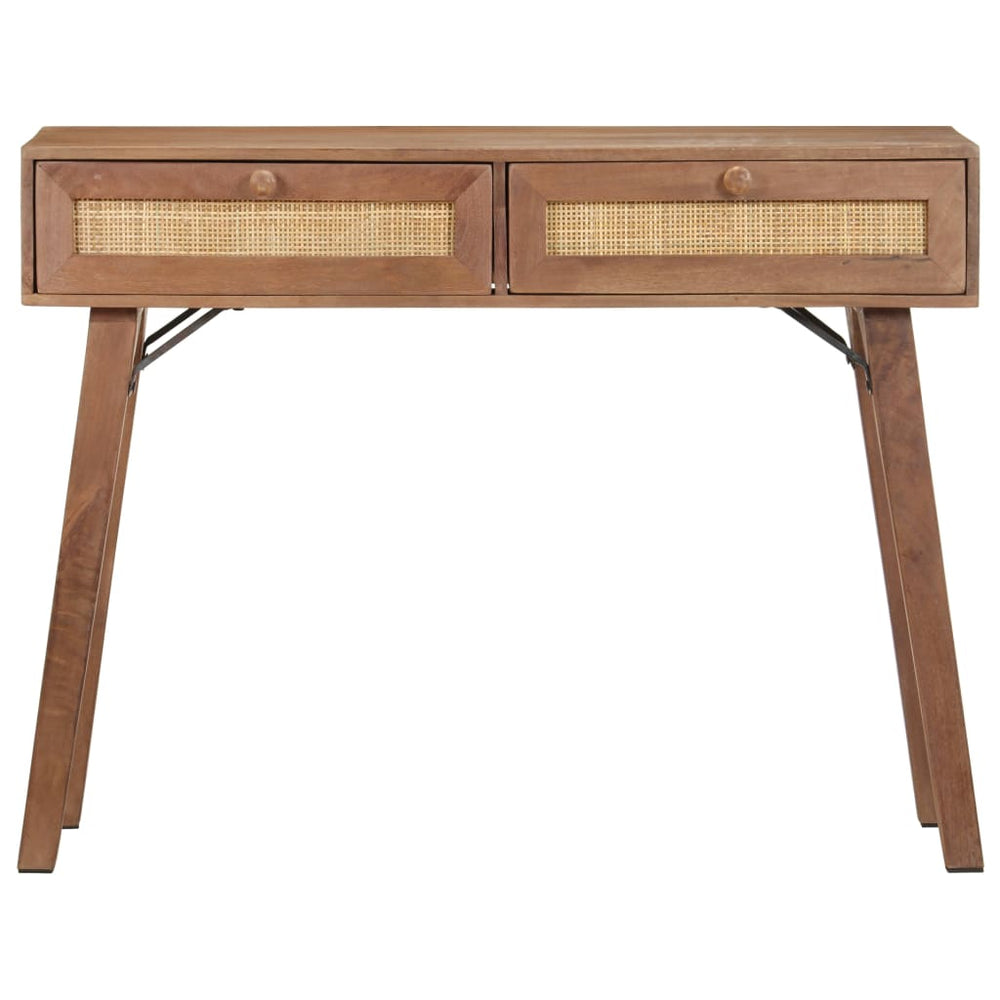 Masă Consolă, 100X35X76 Cm, Lemn Masiv De Mango
