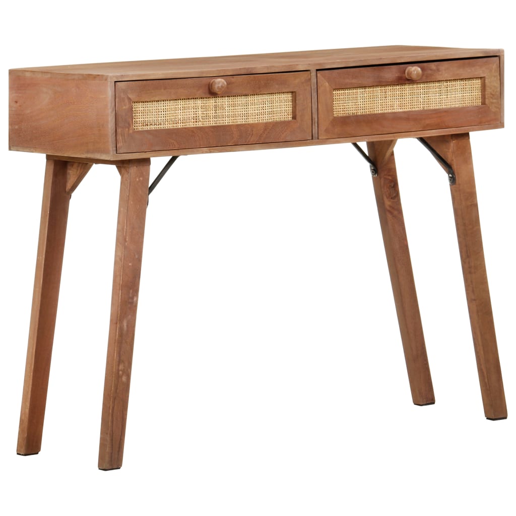 Masă Consolă, 100X35X76 Cm, Lemn Masiv De Mango