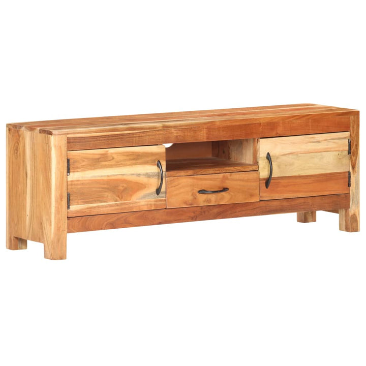 Comodă Tv, 116X30X40 Cm, Lemn Masiv De Acacia