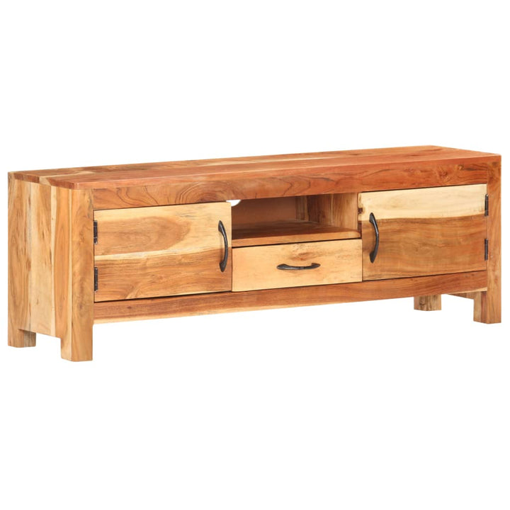 Comodă Tv, 116X30X40 Cm, Lemn Masiv De Acacia