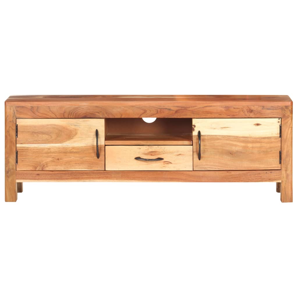 Comodă Tv, 116X30X40 Cm, Lemn Masiv De Acacia