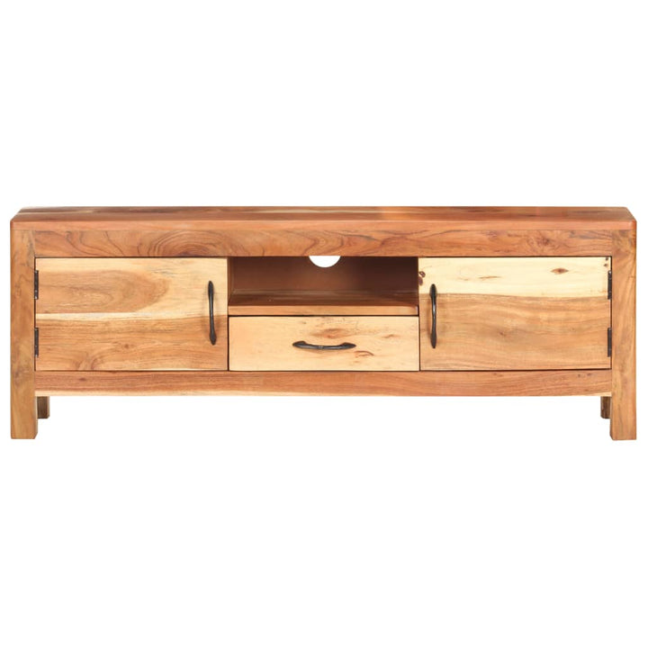Comodă Tv, 116X30X40 Cm, Lemn Masiv De Acacia