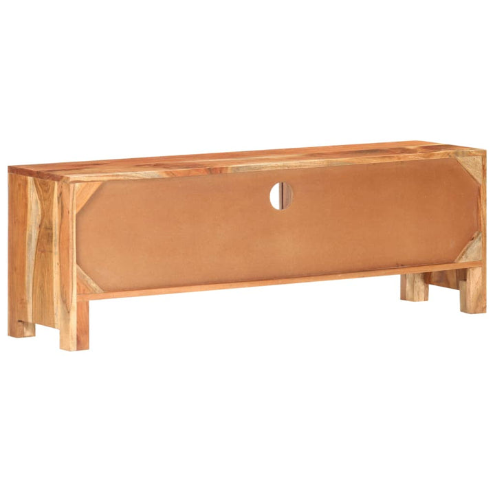 Comodă Tv, 116X30X40 Cm, Lemn Masiv De Acacia