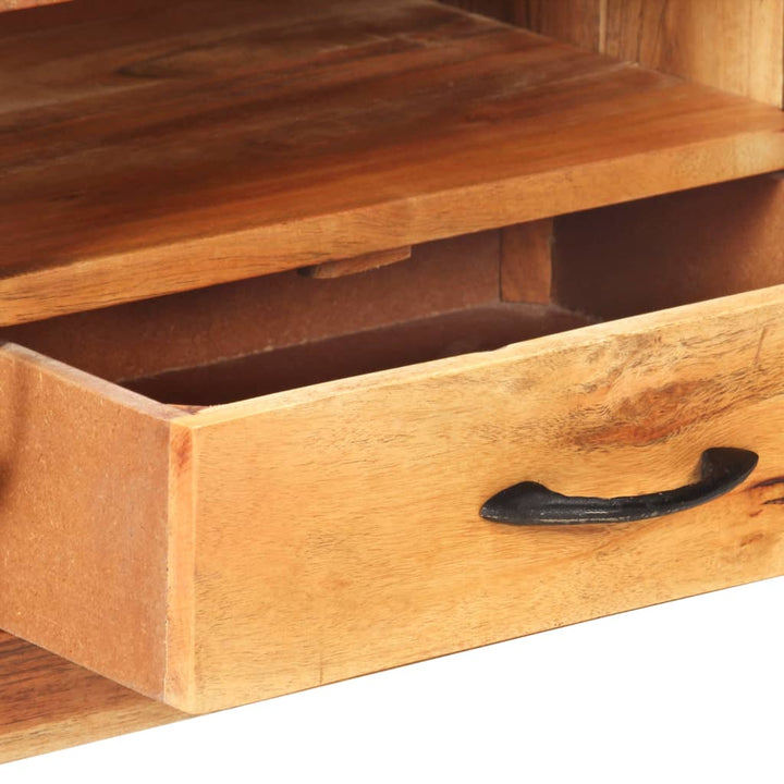 Comodă Tv, 116X30X40 Cm, Lemn Masiv De Acacia