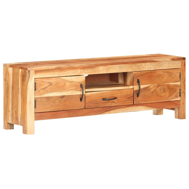 Comodă Tv, 116X30X40 Cm, Lemn Masiv De Acacia