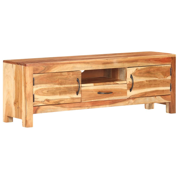 Comodă Tv, 116X30X40 Cm, Lemn Masiv De Acacia