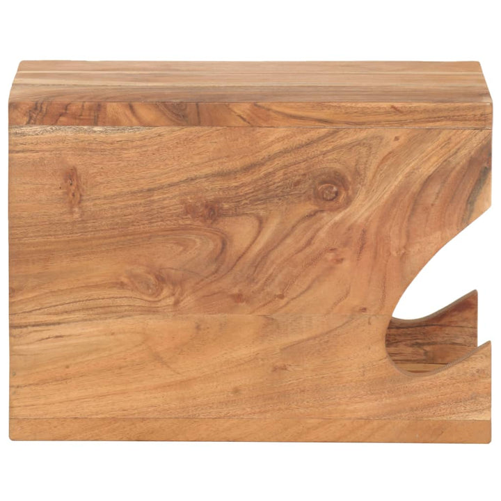 Suport Bicicletă De Perete, 35 X 25 X 25 Cm, Lemn Masiv Acacia