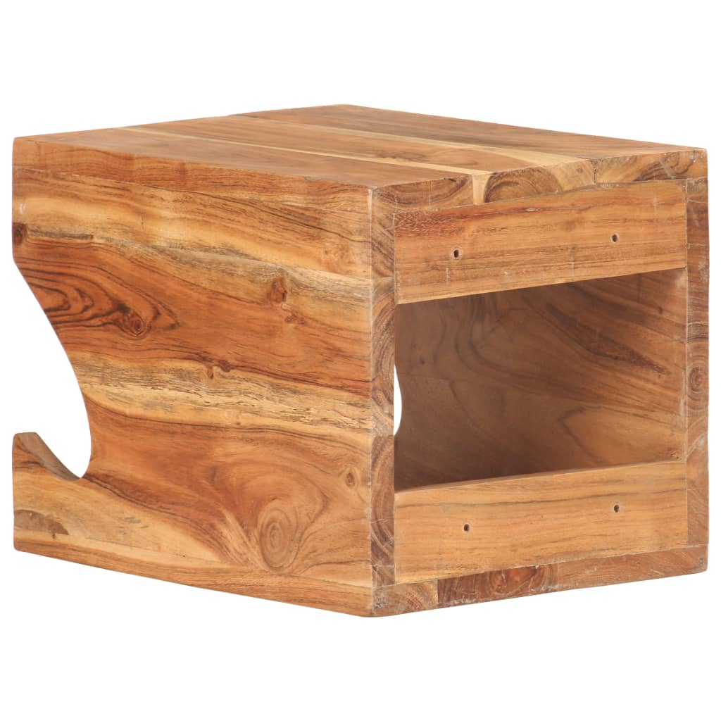 Suport Bicicletă De Perete, 35 X 25 X 25 Cm, Lemn Masiv Acacia