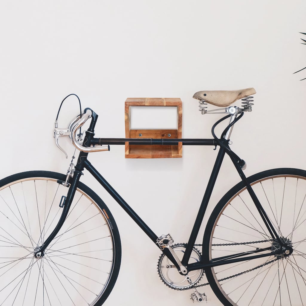 Suport Bicicletă De Perete, 35 X 25 X 25 Cm, Lemn Masiv Acacia