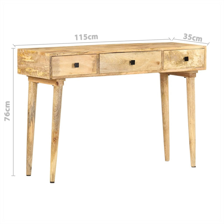 Masă Consolă, 115X35X76 Cm, Lemn Masiv De Mango