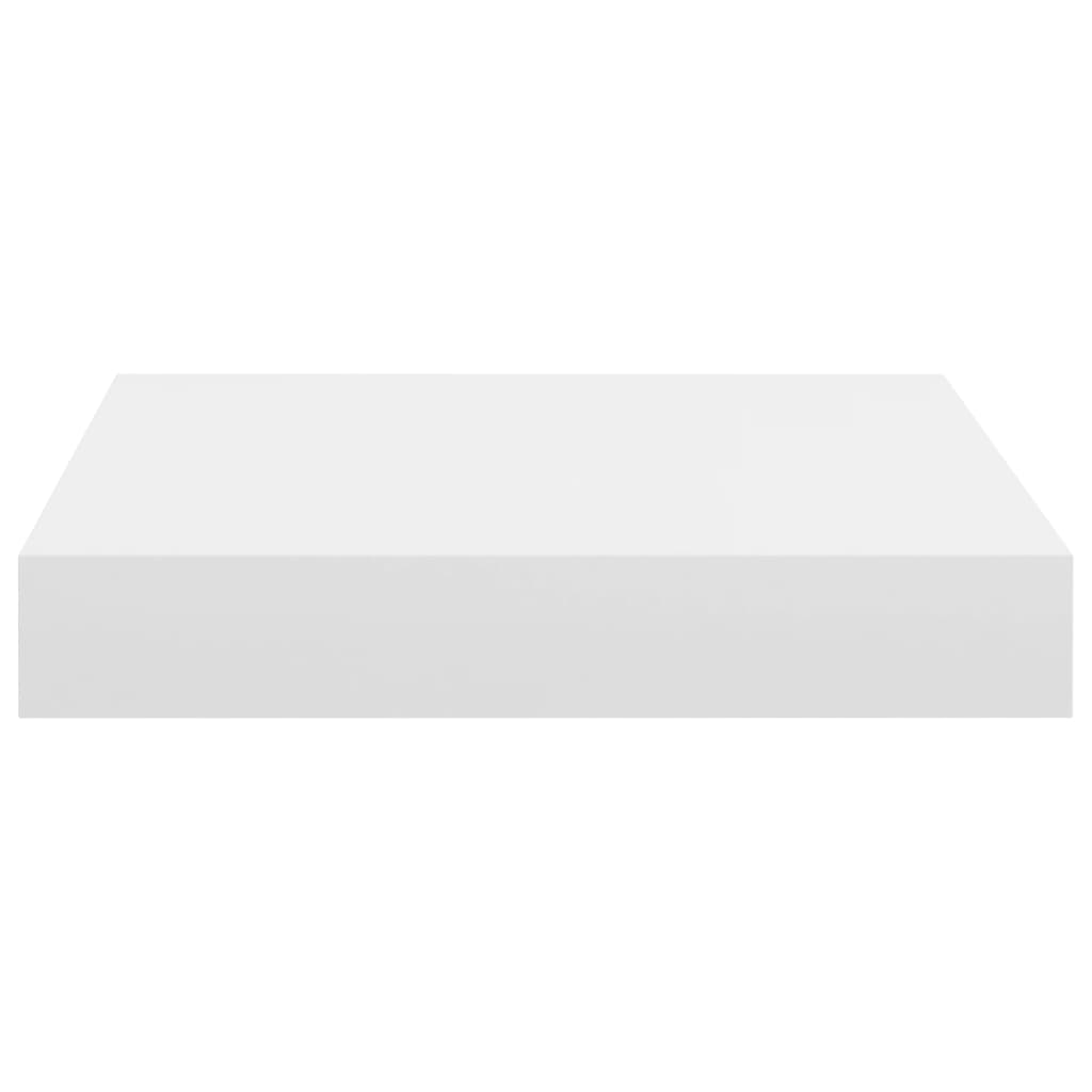 Rafturi De Perete Suspendate, 2 Buc., , 23X23,5X3,8 Cm, Mdf Alb