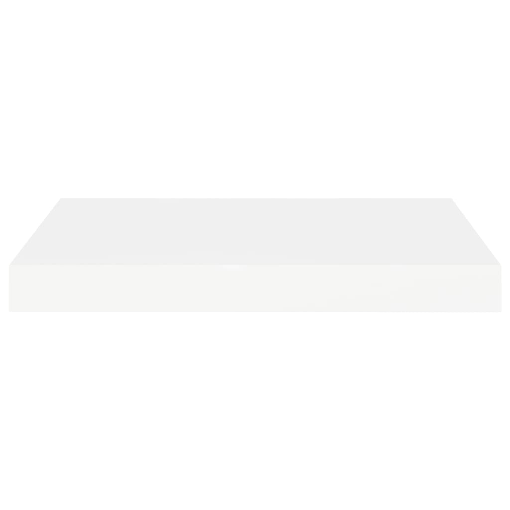 Rafturi De Perete Suspendate, 2 Buc., , 40X23X3,8 Cm, Mdf Alb