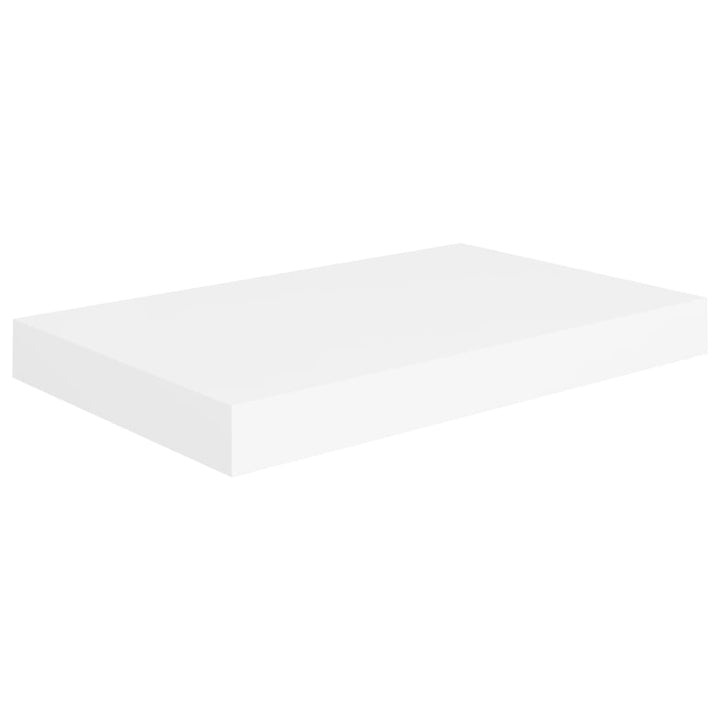 Rafturi De Perete Suspendate, 4 Buc., , 40X23X3,8 Cm, Mdf Alb