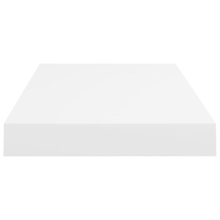 Rafturi De Perete Suspendate, 2 Buc., , 50X23X3,8 Cm, Mdf Alb