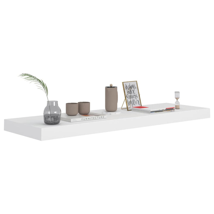 Raft De Perete Suspendat, , 80X23,5X3,8 Cm, Mdf Alb