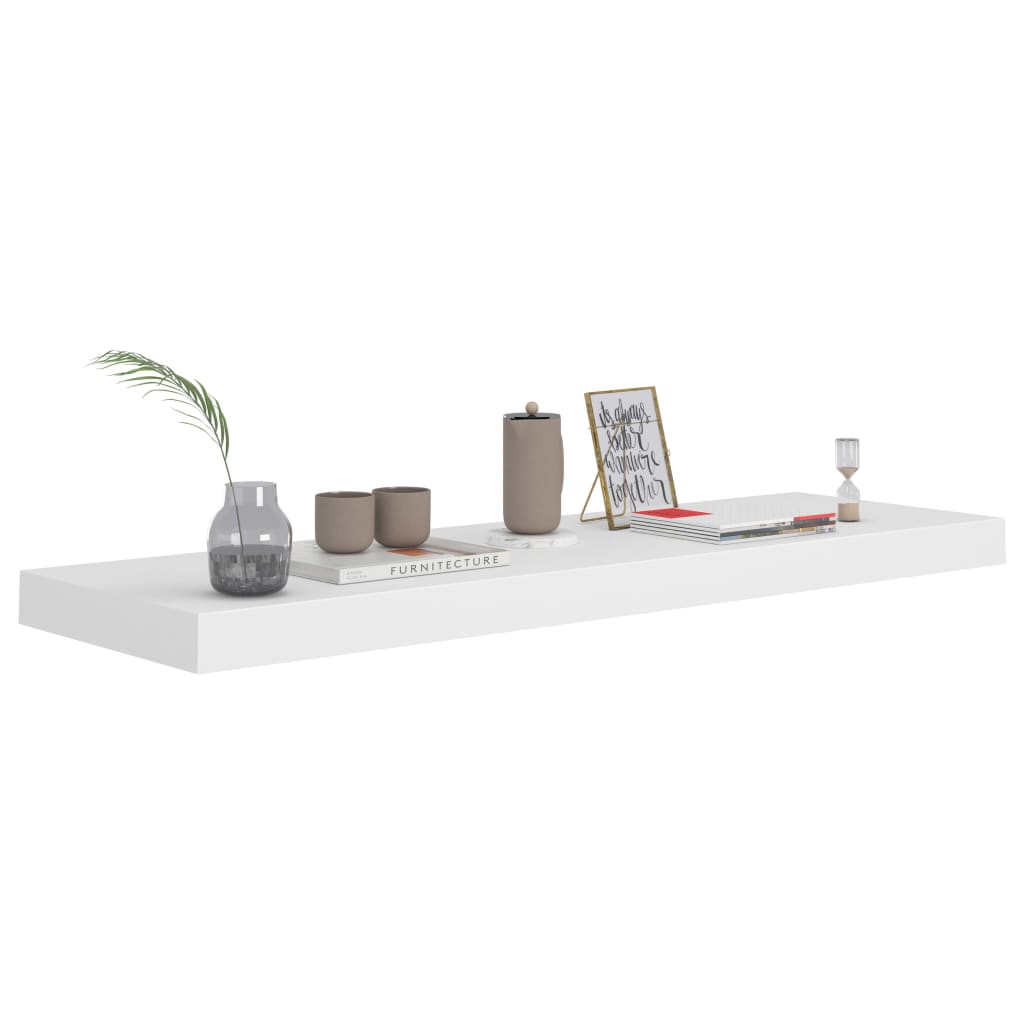 Rafturi De Perete, 4 Buc., , 80 X 23,5 X 3,8 Cm, Mdf Alb