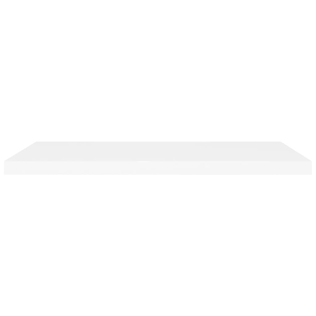 Rafturi De Perete Suspendate, 2 Buc., , 90X23,5X3,8 Cm, Mdf Alb
