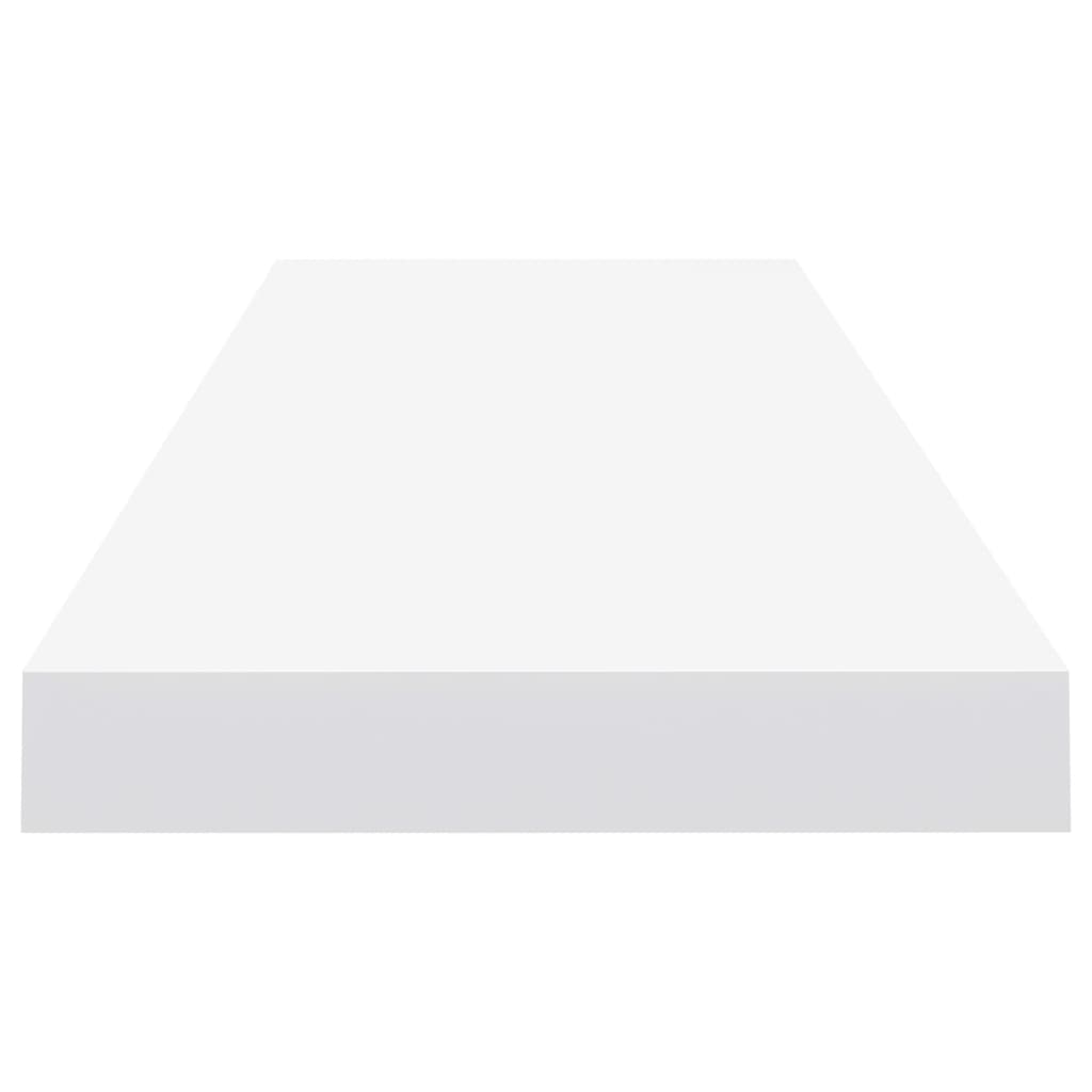 Rafturi De Perete Suspendate, 2 Buc., , 90X23,5X3,8 Cm, Mdf Alb