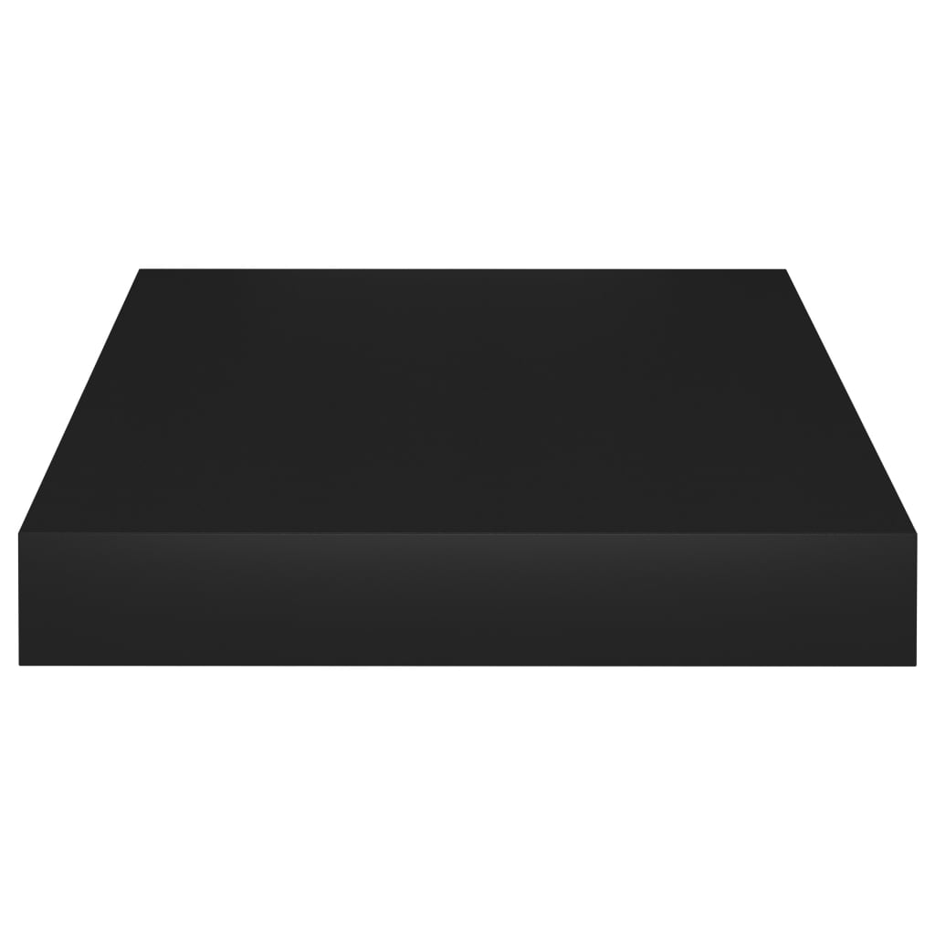 Rafturi De Perete Suspendate, 4 Buc., , 23X23,5X3,8 Cm Mdf Negru