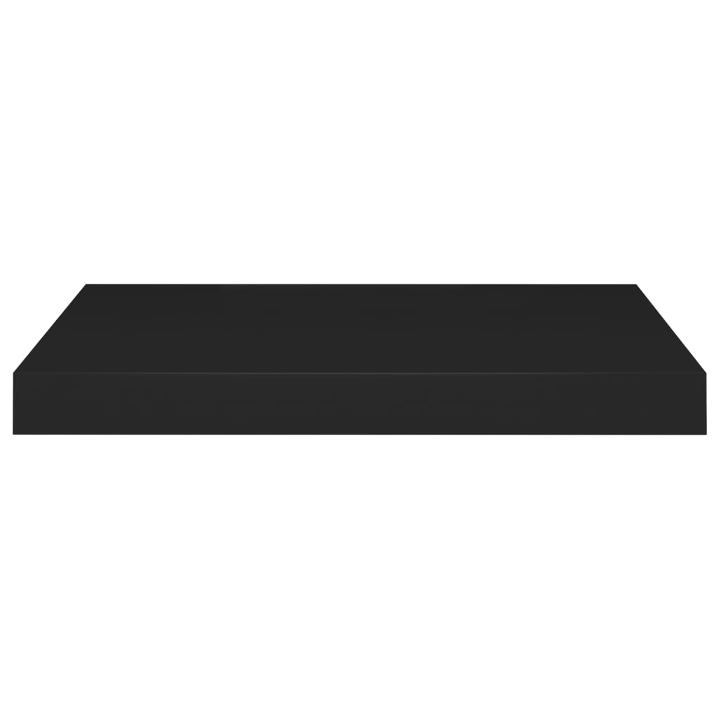 Raft De Perete Suspendat, , 50X23X3,8 Cm, Mdf Negru