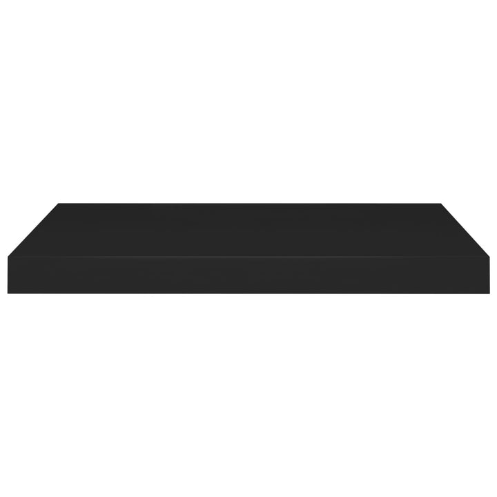 Rafturi De Perete, 4 Buc., , 60 X 23,5 X 3,8 Cm, Mdf Negru