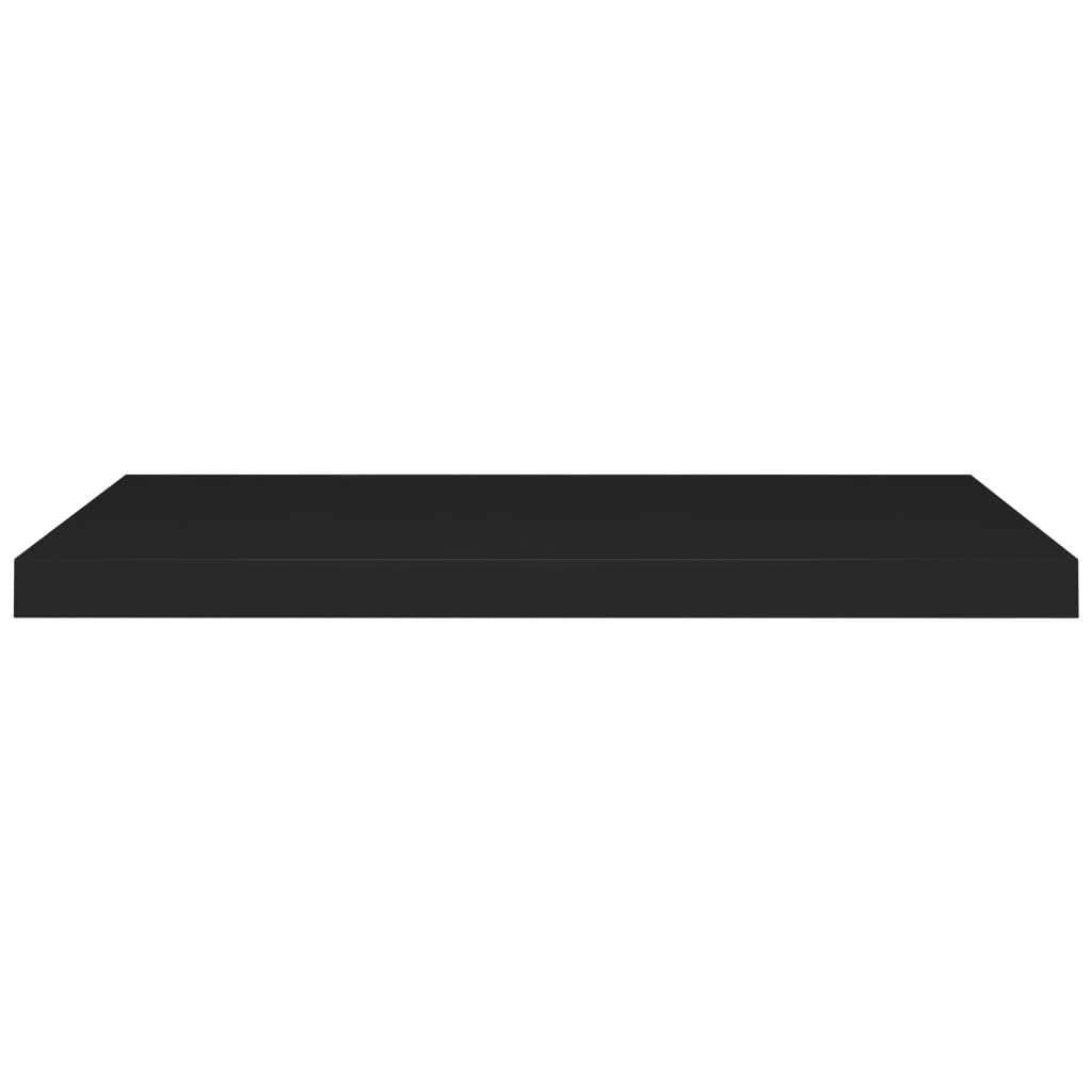 Raft De Perete Suspendat, , 80X23,5X3,8 Cm, Mdf Negru