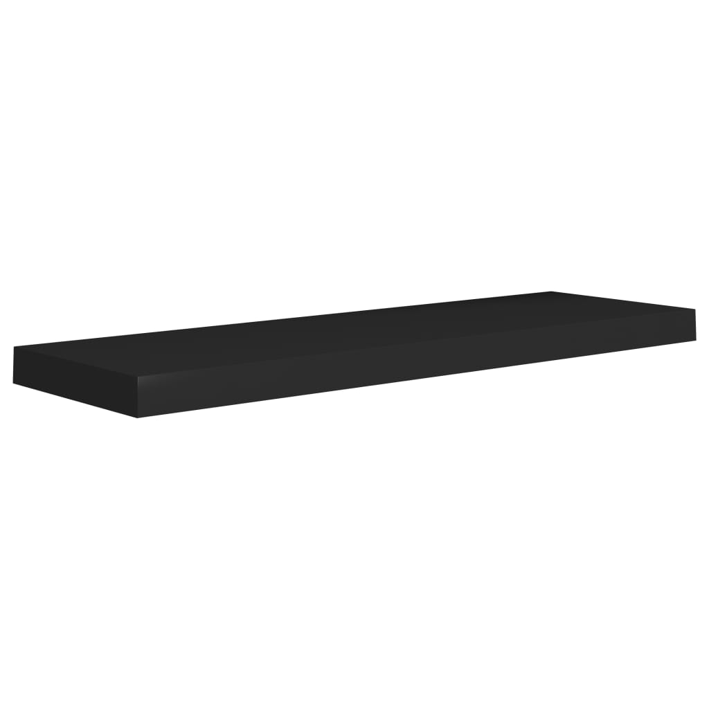 Rafturi De Perete, 4 Buc., , 80 X 23,5 X 3,8 Cm, Mdf Negru