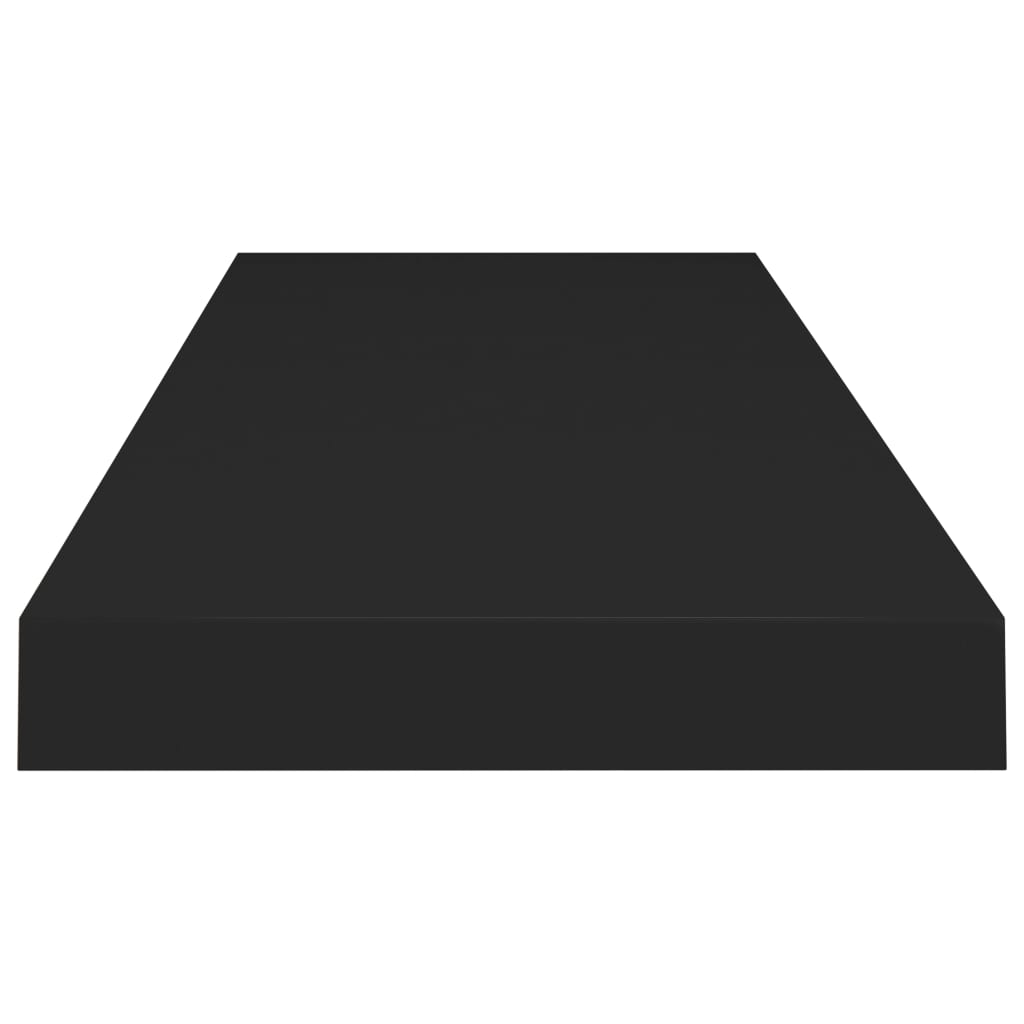 Rafturi De Perete, 4 Buc., , 80 X 23,5 X 3,8 Cm, Mdf Negru