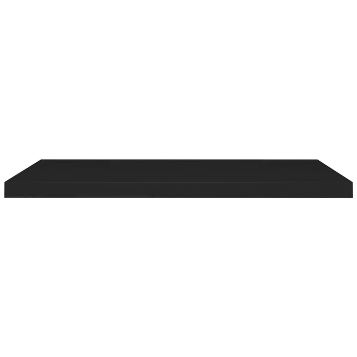 Rafturi De Perete Suspendate 2 Buc., , 90X23,5X3,8 Cm, Mdf Negru