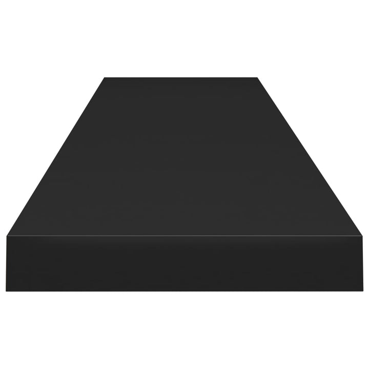 Raft De Perete Suspendat, , 120X23,5X3,8 Cm, Mdf Negru